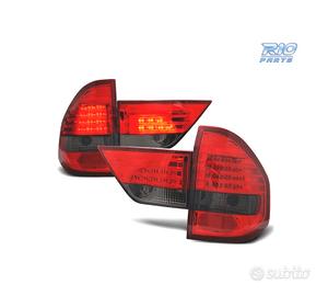 FANALI BMW X3 E83 03-06 LED ROSSO AFFUMICATO