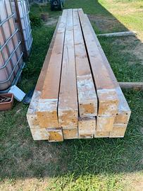 8 Travi  abete cm 13,5x16,5x224