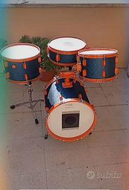 Batteria jazz artigianale vintage.