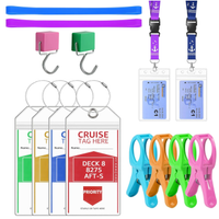 Set accessori crociera xxl , etichette bagaglio ,