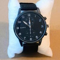 Orologio Quartz Stile Militare - Nero