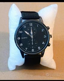 Orologio Quartz Stile Militare - Nero