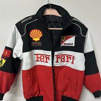 Ferrari Vintage Racing Jacket Black, Red and White