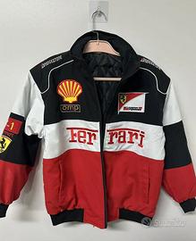 Ferrari Vintage Racing Jacket Black, Red and White