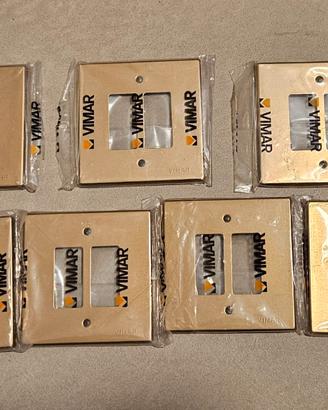 Vimar serie 8000 - Placca 2M bronzo 08506.BR