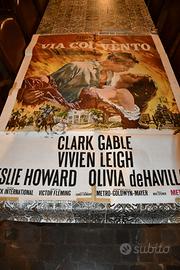Manifesto originale del film “Via col vento”