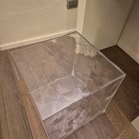 kartell cubo Optique  trasparenti senza porta