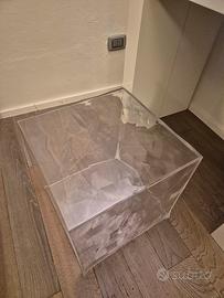 kartell cubo Optique  trasparenti senza porta