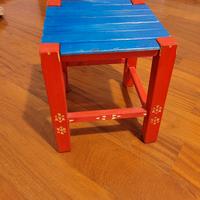 Sgabellino artigianato sardo