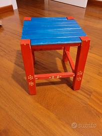 Sgabellino artigianato sardo