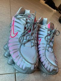 Nike Shox argento e rosa - Taglia 38 (EUR)