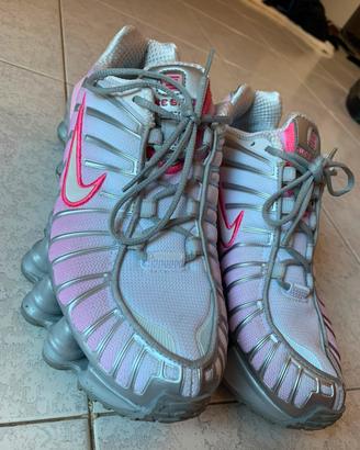 Nike Shox argento e rosa - Taglia 38 (EUR)