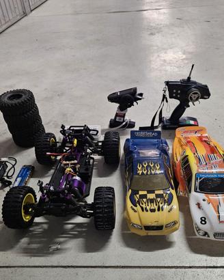 Automodello RC Elettrico 4WD + Doppia Carrozzeria