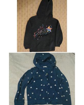 set felpa bambina 6-7 anni