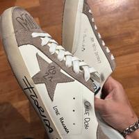 Golden Goose SuperStar con scritte all-over