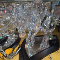 Elefante, rinoceronte e cavalli swarovski
