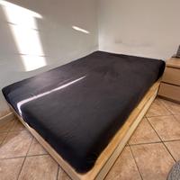Letto Ikea Mandal + materasso Ikea Valevag 140x200