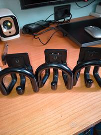 3 appendiabiti vintage anni 70 neri