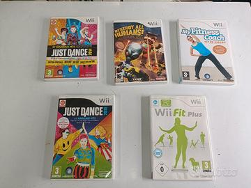 Lotto 5 giochi Nintendo Wii