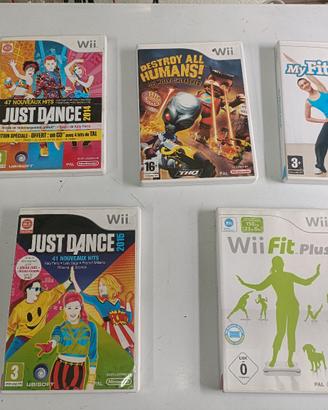 Lotto 5 giochi Nintendo Wii