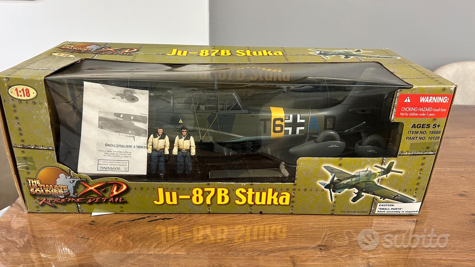 【現状品】21st センチュリートイズ Ju-87B STUKA 1:18 Unboxing 1:18 Luftwaffe Junkers Ju-87B Stuka Dive Bomber