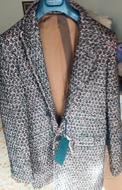 Caldo cappotto a fantasia