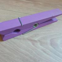 Molletta grande di design color viola