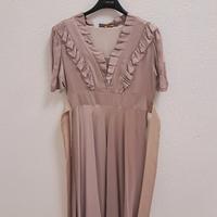 Abito in seta Fendi color glicine/lilla.