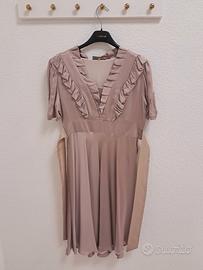 Abito in seta Fendi color glicine/lilla.