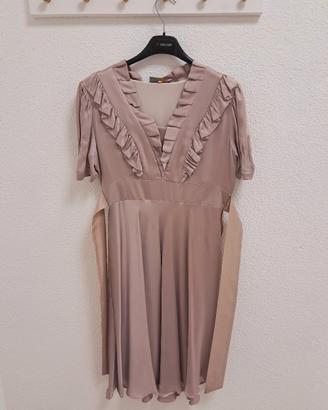 Abito in seta Fendi color glicine/lilla.