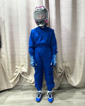 Tuta karting OMP originale taglia 44 blu