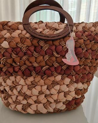 BORSA MARE IN PAGLIA - NUOVA