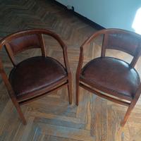 Coppia sedie Art Decò 1950