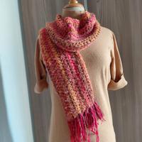 sciarpa  uncinetto melange lana🧣 