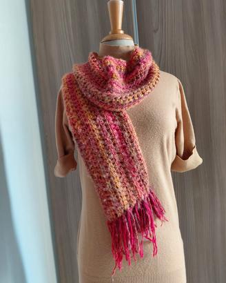 sciarpa  uncinetto melange lana🧣 