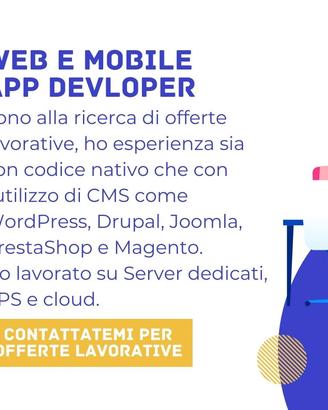 Sviluppatore Web e Programmatore App