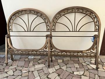 testiera e cornice letto in ferro