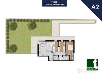 NUOVO TRE STANZE CON GIARDINO