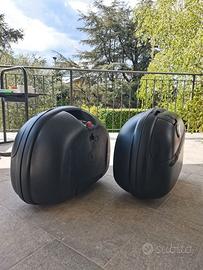 Coppia valigie Givi E41 Monokey 40L con Keyless