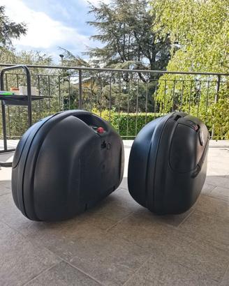 Coppia valigie Givi E41 Monokey 40L con Keyless