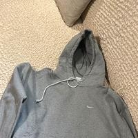 Felpa Nike grigia con cappuccio XL