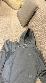 Felpa Nike grigia con cappuccio XL