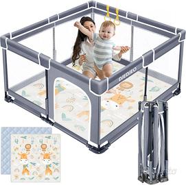 recinto box bimbi autoportante circa 120x120cm