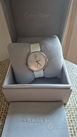 Orologio Calvin Klein Donna Swiss Made Bianco