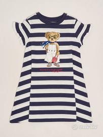 POLO RALPH LAUREN - Abito bambina in cotone