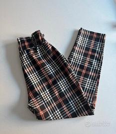 Pantalone elasticizzato arricciato in vita