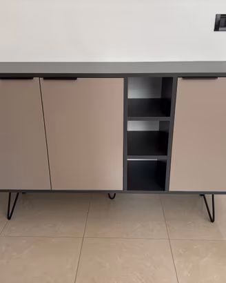 Mobile madia Daiquiri 142x83 cm Grigio