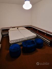 letto matrimoniale con giroletto