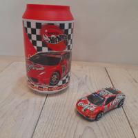 Lattina Coca Cola+Modellino rarissimo Hot Wheels