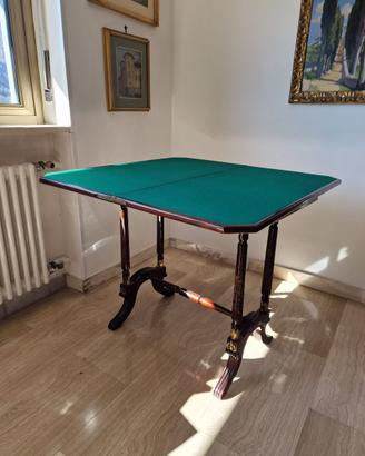Tavolo da gioco pieghevole stile inglese
